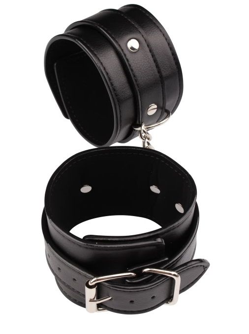 Черные оковы Classic Ankle Cuffs - Chisa - купить с доставкой в Нижнем Тагиле