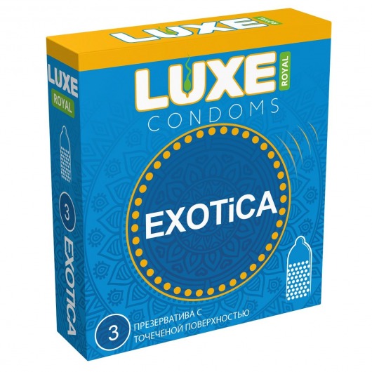 Текстурированные презервативы LUXE Royal Exotica - 3 шт. - Luxe - купить с доставкой в Нижнем Тагиле