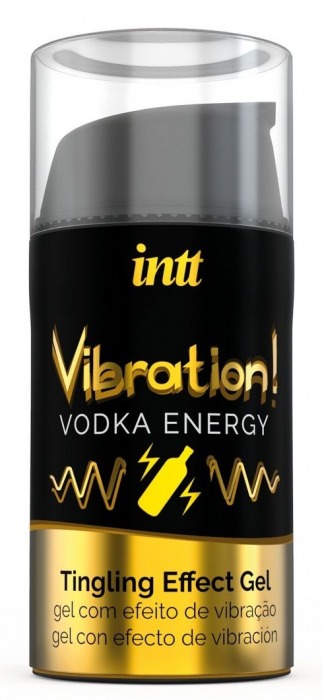 Жидкий интимный гель с эффектом вибрации Vibration! Vodka Energy - 15 мл. - INTT - купить с доставкой в Нижнем Тагиле