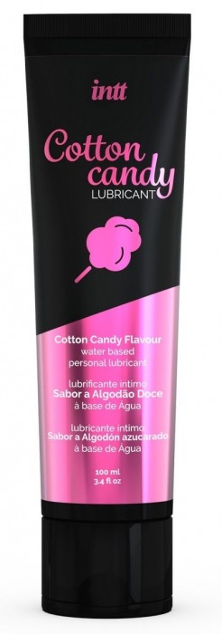 Интимный гель на водной основе Cotton Candy Lubricant - 100 мл. - INTT - купить с доставкой в Нижнем Тагиле