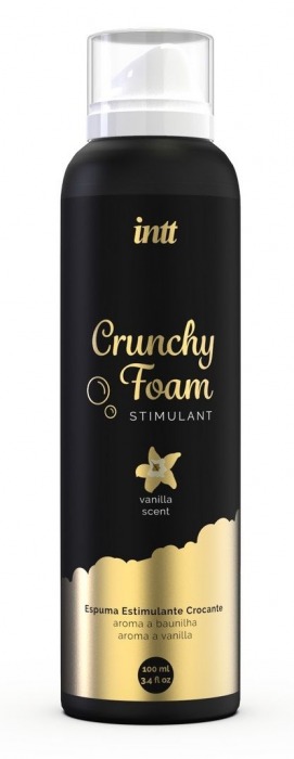 Пенка для массажа Crunchy Foam Stimulant Vanilla - 100 мл. - INTT - купить с доставкой в Нижнем Тагиле