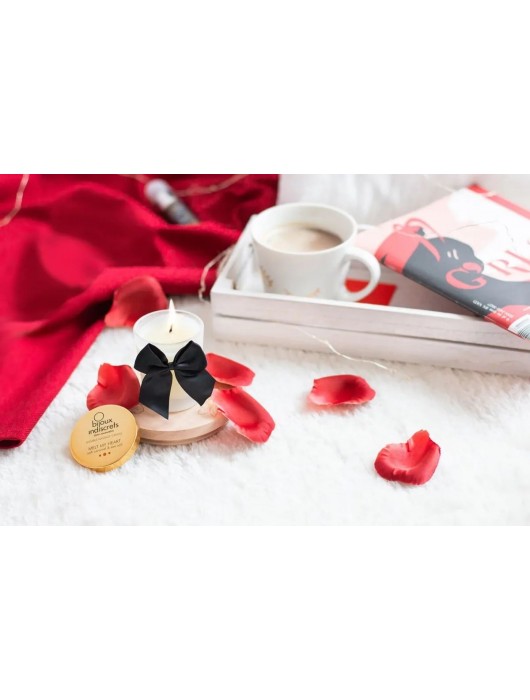 Массажная свеча Melt My Heart с ароматом карамели - 70 мл. - Bijoux Indiscrets - купить с доставкой в Нижнем Тагиле