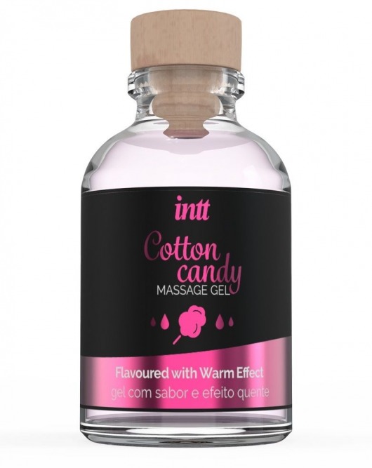 Массажный гель с согревающим эффектом Cotton Candy - 30 мл. - INTT - купить с доставкой в Нижнем Тагиле