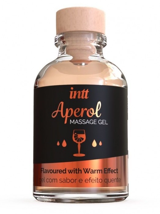 Массажный гель с согревающим эффектом Aperol - 30 мл. - INTT - купить с доставкой в Нижнем Тагиле