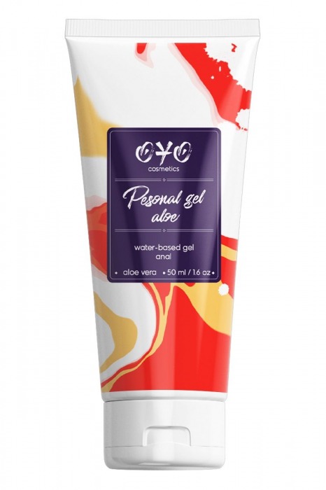 Анальная смазка на водной основе OYO Personal Gel Aloe - 50 мл. - OYO - купить с доставкой в Нижнем Тагиле