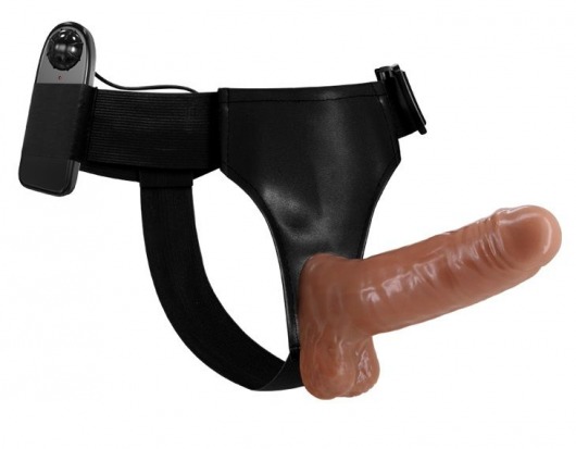 Страпон на трусиках с вибрацией Ultra Passionate Harness - 16 см. - Baile - купить с доставкой в Нижнем Тагиле