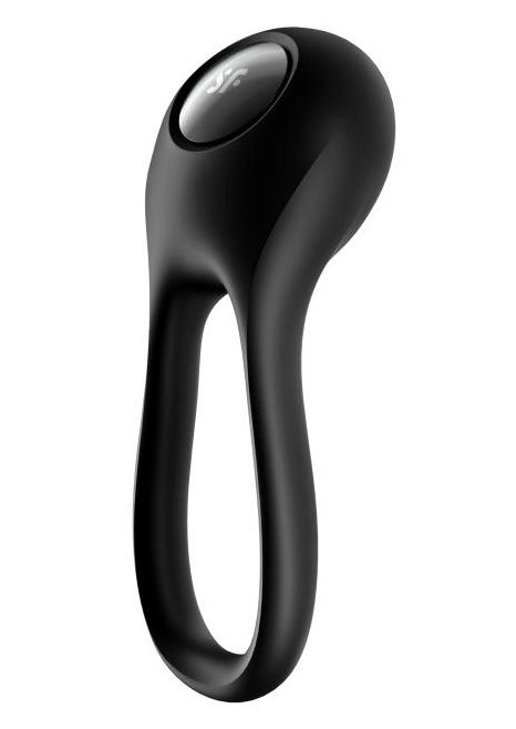 Черное эрекционное виброкольцо Majestic Duo - Satisfyer - в Нижнем Тагиле купить с доставкой