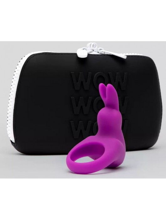 Фиолетовое эрекционное виброкольцо Happy Rabbit Cock Ring Kit - Happy Rabbit - в Нижнем Тагиле купить с доставкой