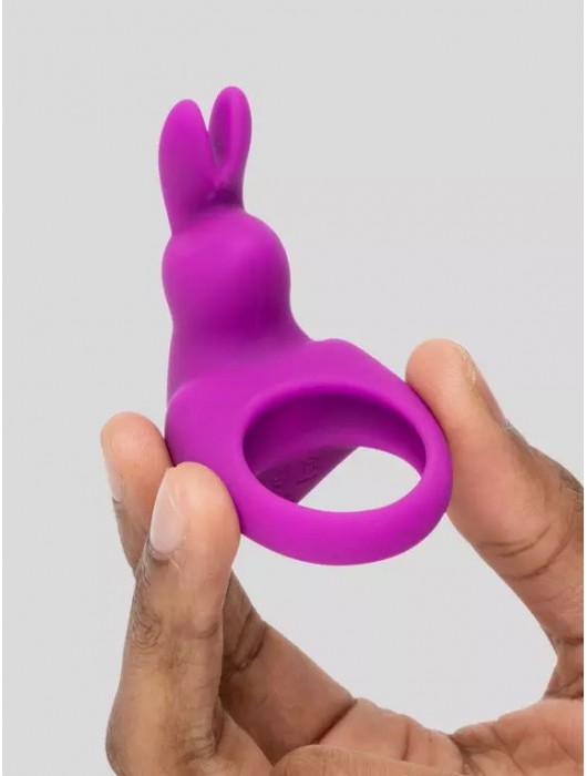 Фиолетовое эрекционное виброкольцо Happy Rabbit Cock Ring Kit - Happy Rabbit - в Нижнем Тагиле купить с доставкой
