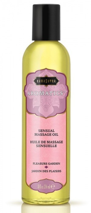 Массажное масло с цветочным ароматом Pleasure Garden - 236 мл. - Kama Sutra - купить с доставкой в Нижнем Тагиле