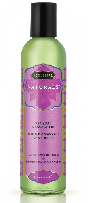 Массажное масло Naturals Island Passion Berry с ароматом тропических фруктов - 236 мл. - Kama Sutra - купить с доставкой в Нижнем Тагиле