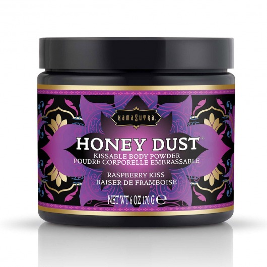 Пудра для тела Honey Dust Body Powder с ароматом малины - 170 гр. - Kama Sutra - купить с доставкой в Нижнем Тагиле