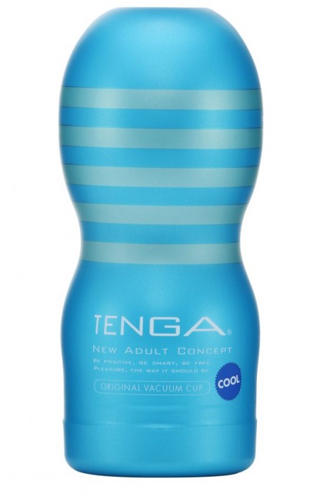 Мастурбатор с охлаждающей смазкой TENGA Original Vacuum Cup Cool - Tenga - в Нижнем Тагиле купить с доставкой