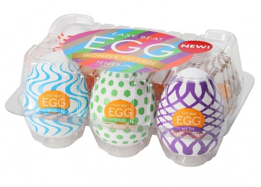 Набор из 6 мастурбаторов Tenga EGG IV с различным рельефом - Tenga - в Нижнем Тагиле купить с доставкой