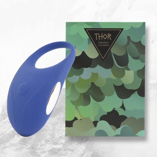 Синее кольцо с вибрацией Thor Cockring - FeelzToys - в Нижнем Тагиле купить с доставкой