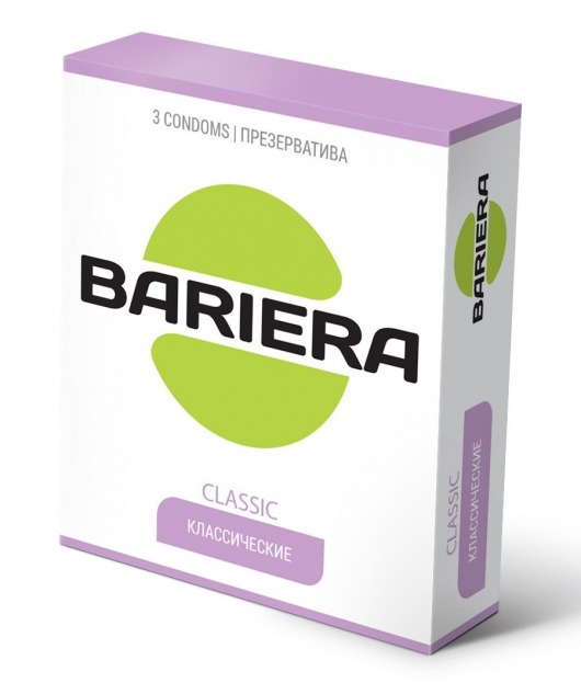Классические презервативы Bariera Classic - 3 шт. - Bariera - купить с доставкой в Нижнем Тагиле