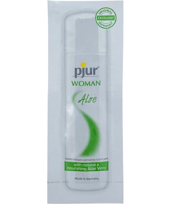 Лубрикант на водной основе pjur WOMAN Aloe - 2 мл. - Pjur - купить с доставкой в Нижнем Тагиле