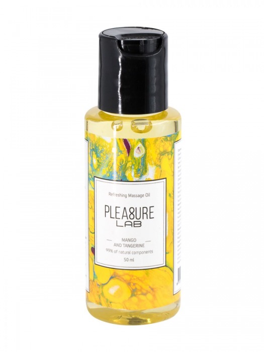 Массажное масло Pleasure Lab Refreshing с ароматом манго и мандарина - 50 мл. - Pleasure Lab - купить с доставкой в Нижнем Тагиле