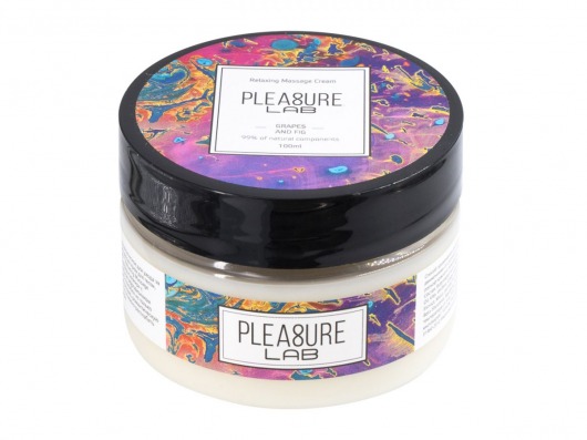 Массажный крем Pleasure Lab Relaxing с ароматом винограда и инжира - 100 мл. - Pleasure Lab - купить с доставкой в Нижнем Тагиле