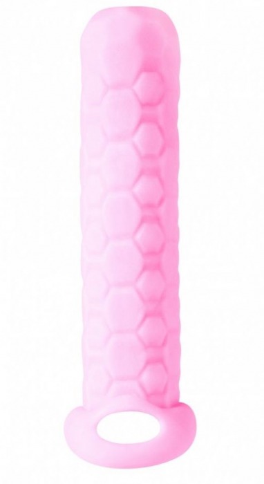 Розовый фаллоудлинитель Homme Long - 13,5 см. - Lola Games - в Нижнем Тагиле купить с доставкой