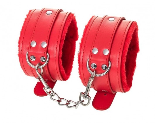 Красные оковы Anonymo из искусственной кожи - ToyFa - купить с доставкой в Нижнем Тагиле