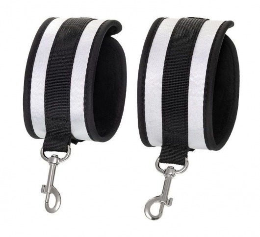 Серебристо-черные оковы Anonymo - ToyFa - купить с доставкой в Нижнем Тагиле