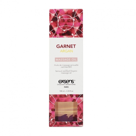 Органическое массажное масло GARNET ARGAN - 100 мл. - Exsens - купить с доставкой в Нижнем Тагиле