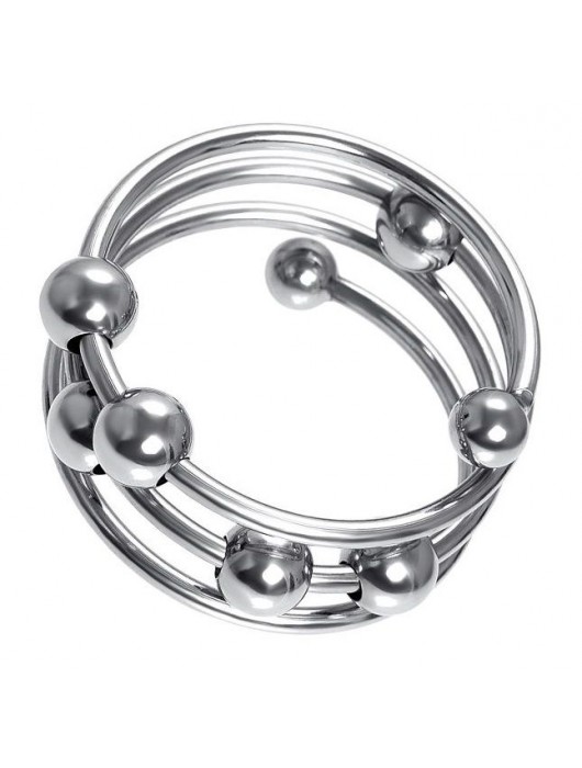 Большое металлическое кольцо под головку пениса - ToyFa - купить с доставкой в Нижнем Тагиле