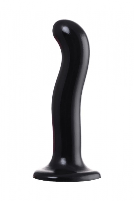 Черный стимулятор для пар P G-Spot Dildo Size L - 19 см. - Strap-on-me - в Нижнем Тагиле купить с доставкой
