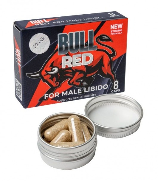 Пищевой концентрат для мужчин BULL RED - 8 капсул - Sitabella - купить с доставкой в Нижнем Тагиле