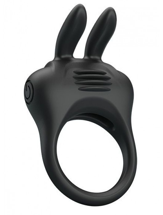 Черное эрекционное кольцо с вибрацией Davion - Baile - в Нижнем Тагиле купить с доставкой