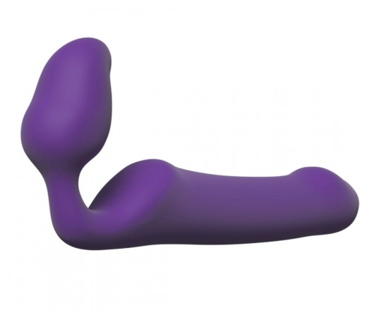 Фиолетовый безремневой страпон Queens L - Adrien Lastic - купить с доставкой в Нижнем Тагиле