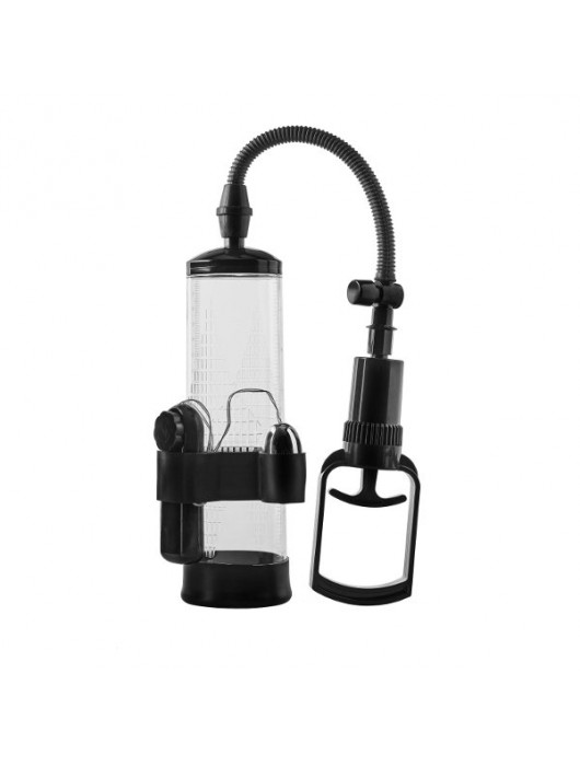 Прозрачная вакуумная помпа с вибрацией Vibrating Penis Pump - Dream Toys - в Нижнем Тагиле купить с доставкой