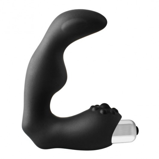 Черный вибромассажер простаты FantASStic Vibrating Prostate Massager - 11,3 см. - Dream Toys - в Нижнем Тагиле купить с доставкой