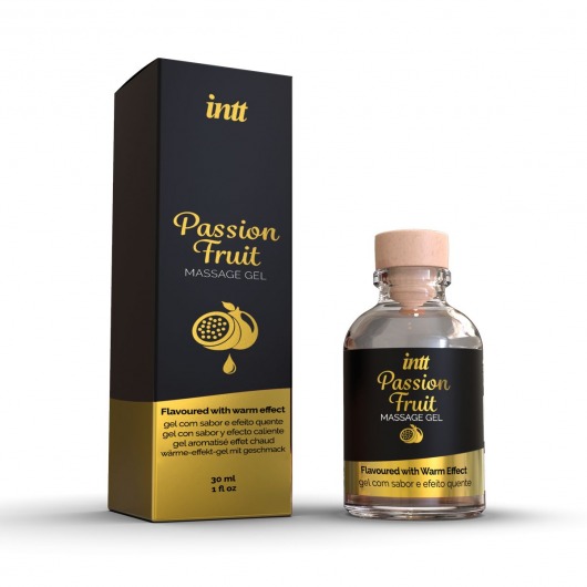 Массажный гель с ароматом маракуйи Passion Fruit - 30 мл. - INTT - купить с доставкой в Нижнем Тагиле