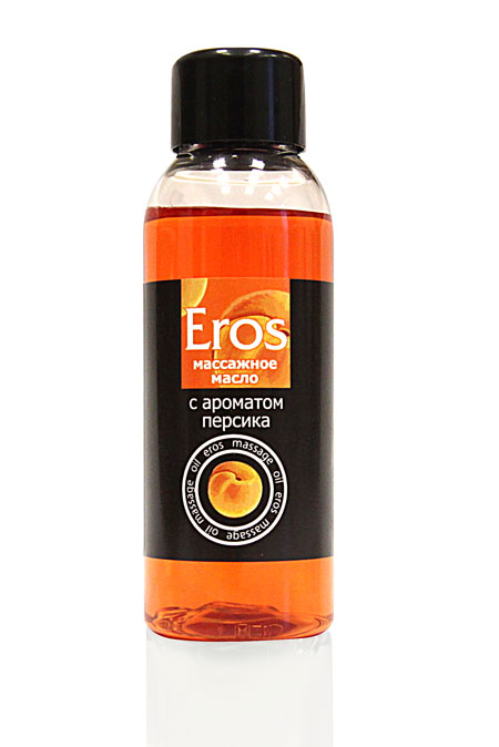 Массажное масло Eros exotic с ароматом персика - 50 мл. - Биоритм - купить с доставкой в Нижнем Тагиле