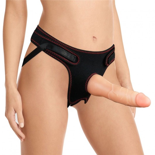 Женский страпон Easy Strapon Set 7.5 - 19 см. - Lovetoy - купить с доставкой в Нижнем Тагиле
