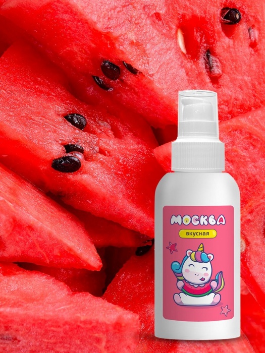 Универсальная смазка с ароматом арбуза  Москва Вкусная  - 100 мл. - Москва - купить с доставкой в Нижнем Тагиле