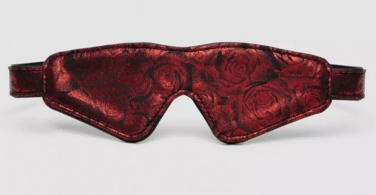 Двусторонняя красно-черная маска на глаза Reversible Faux Leather Blindfold - Fifty Shades of Grey - купить с доставкой в Нижнем Тагиле