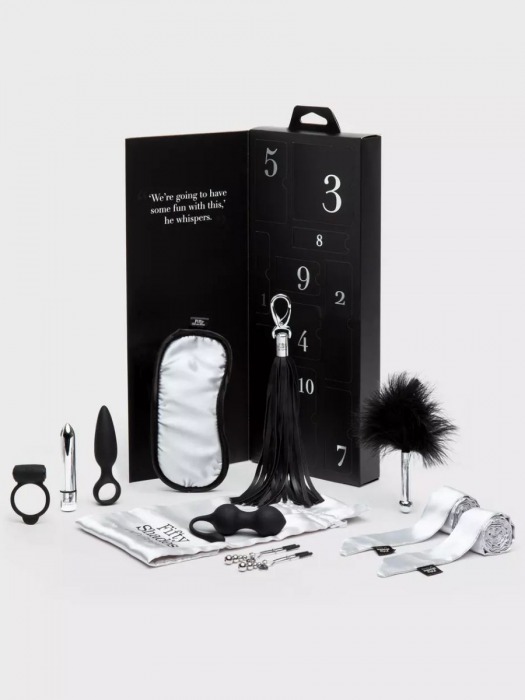 Эротический набор Pleasure Overload 10 Days of Play Gift Set - Fifty Shades of Grey - купить с доставкой в Нижнем Тагиле