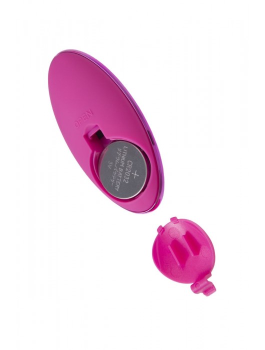 Розовое виброяйцо с пульсирующими шариками Circly - JOS