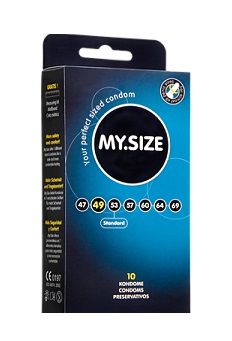 Презервативы MY.SIZE размер 49 - 10 шт. - My.Size - купить с доставкой в Нижнем Тагиле
