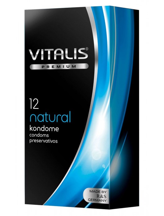 Классические презервативы VITALIS PREMIUM natural - 12 шт. - Vitalis - купить с доставкой в Нижнем Тагиле