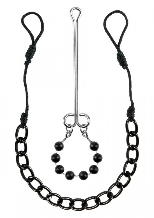 Интимные украшения с бусинами NIPPLE   CLIT JEWELRY - Pipedream - купить с доставкой в Нижнем Тагиле