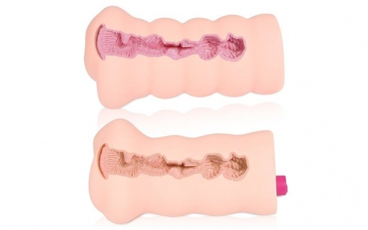 Телесный вибромастурбатор-вагина Gloria Auto - KOKOS - в Нижнем Тагиле купить с доставкой