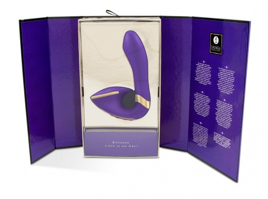 Фиолетовый вибростимулятор SOYO - 17 см. - Shunga