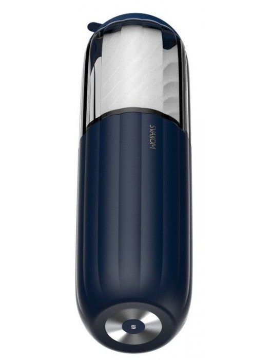 Черно-белый интерактивный мастурбатор Alex Neo 2 - Svakom - в Нижнем Тагиле купить с доставкой