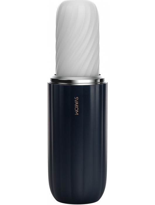 Черно-белый интерактивный мастурбатор Alex Neo 2 - Svakom - в Нижнем Тагиле купить с доставкой