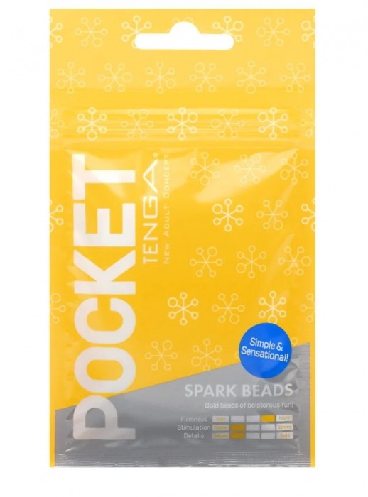 Карманный мастурбатор Spark Beads - Tenga - в Нижнем Тагиле купить с доставкой