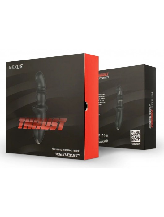 Черный вибромассажер простаты Nexus Thrust с возвратно-поступательными движениями - Nexus Range - в Нижнем Тагиле купить с доставкой